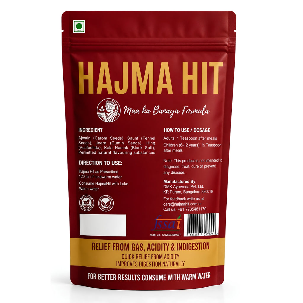 Hajma Hit - Ayurvedic Digestive Powder for Gas & Acidity Support