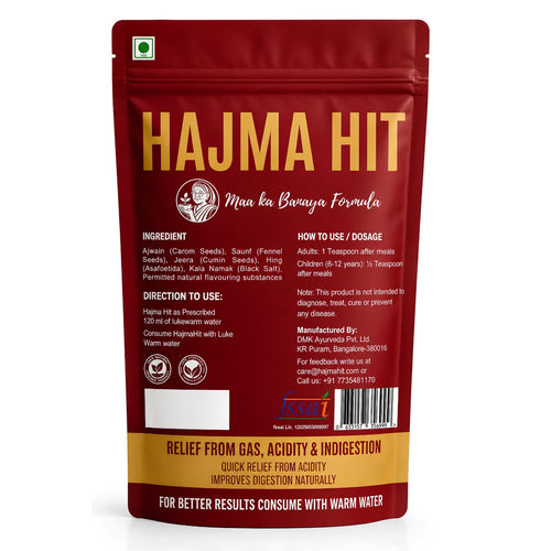 Hajma Hit - Ayurvedic Digestive Powder for Gas & Acidity Support